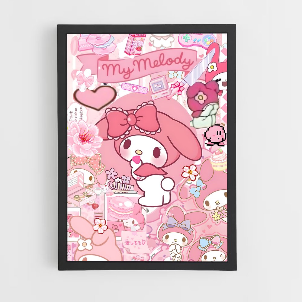 ap-my melody-3 cadre Noir