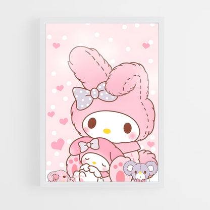 ap-my melody-4 cadre Blanc