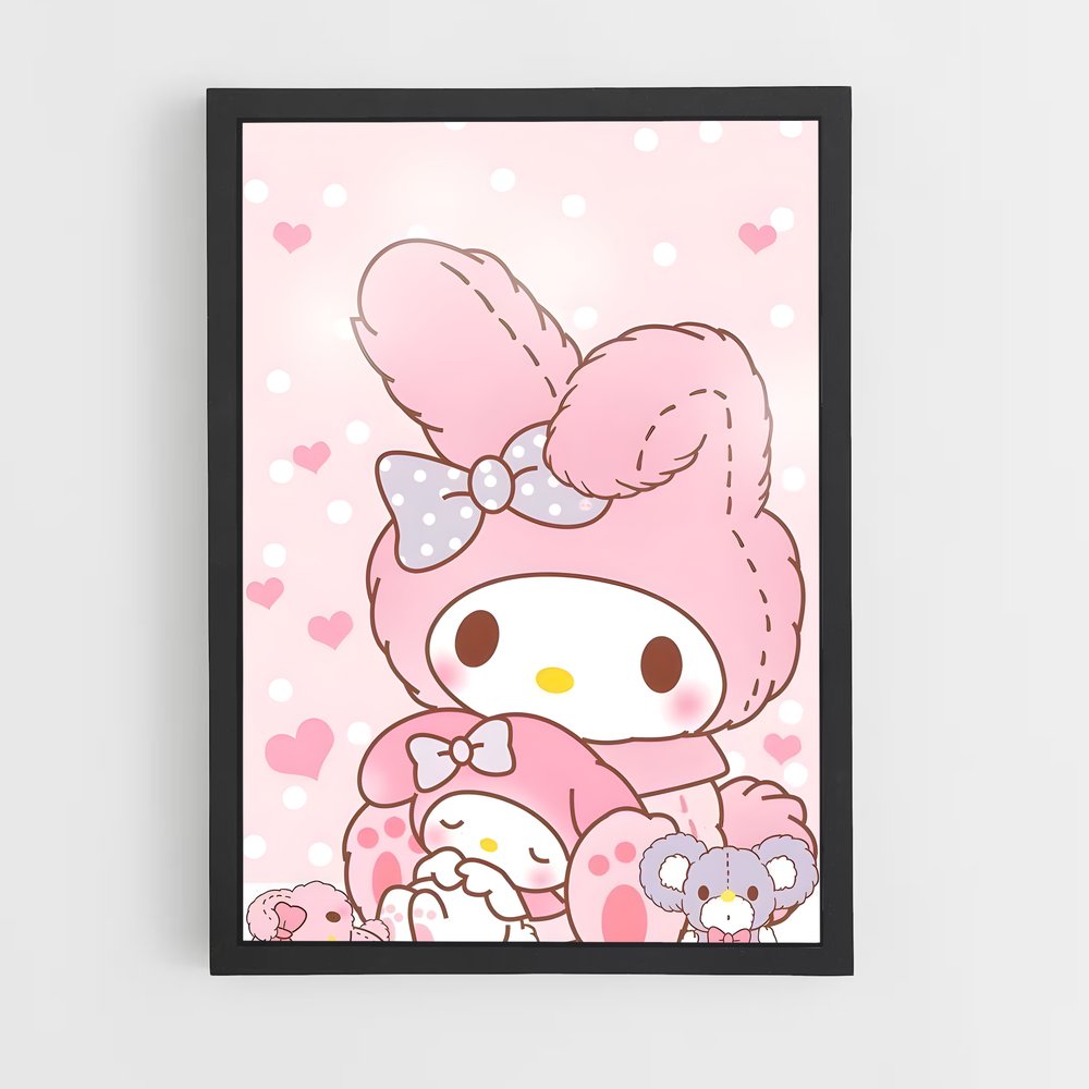 ap-my melody-4 cadre Noir