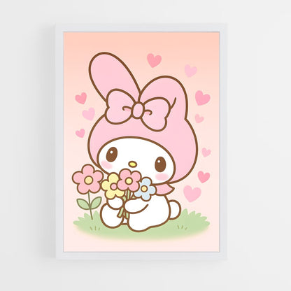 ap-my melody-5 cadre Blanc