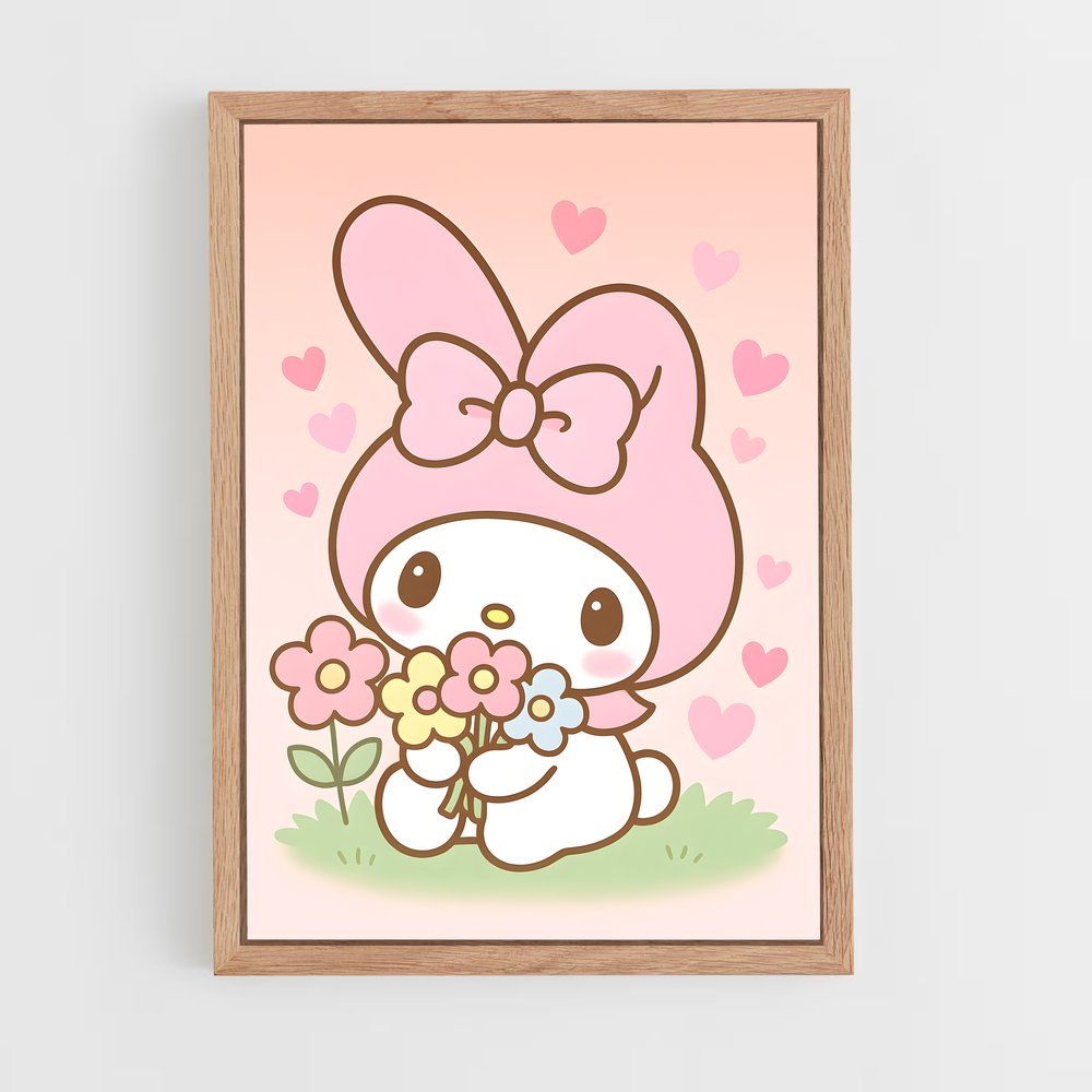 ap-my melody-5 cadre Bois clair