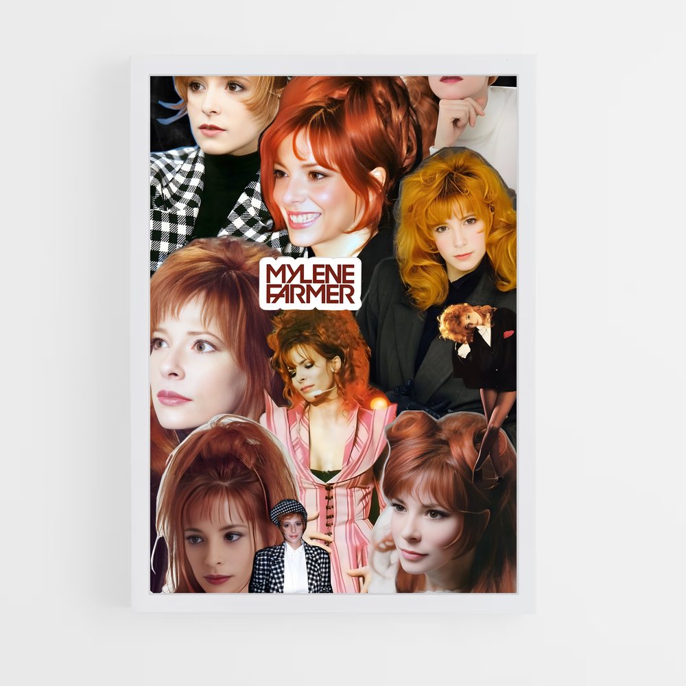ap-mylene farmer-2 cadre Blanc