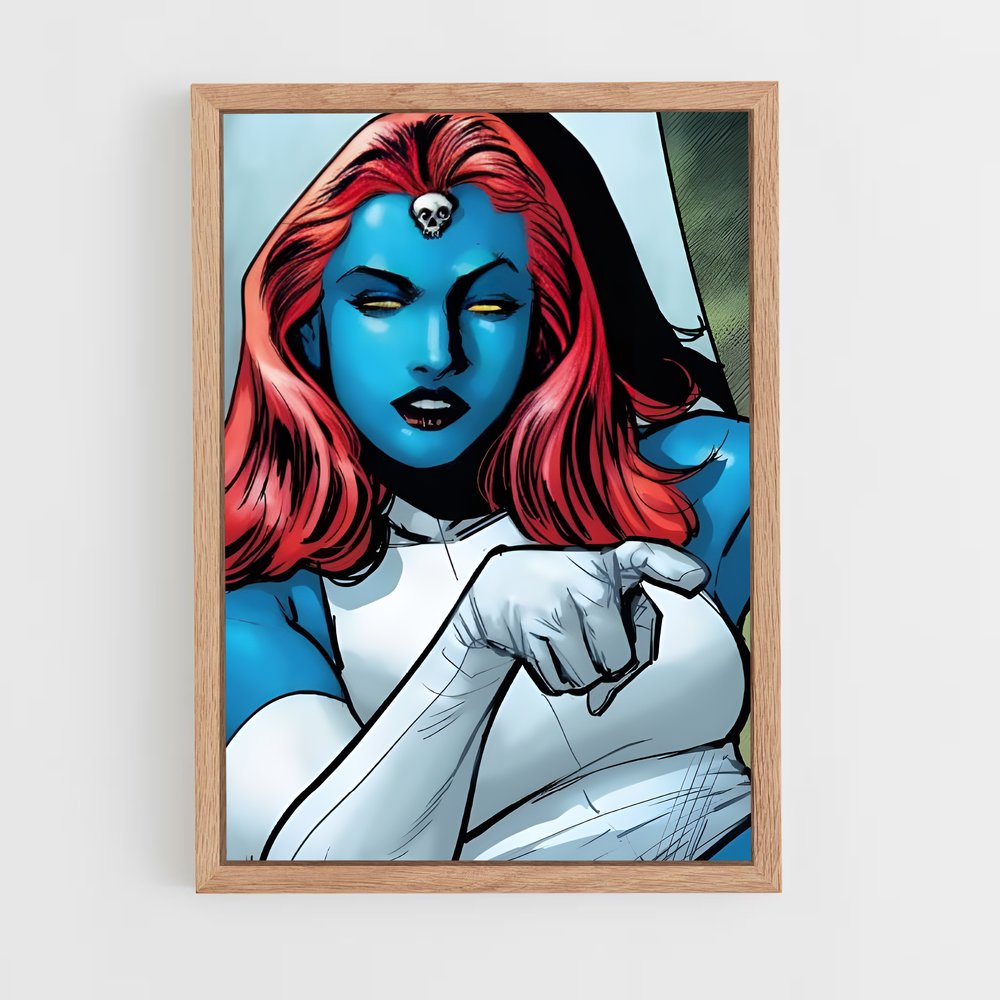 ap-mystique x-men-1 cadre Bois clair
