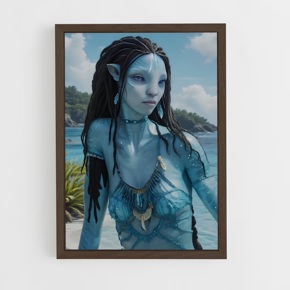ap-na'vi-9 cadre Bois foncé