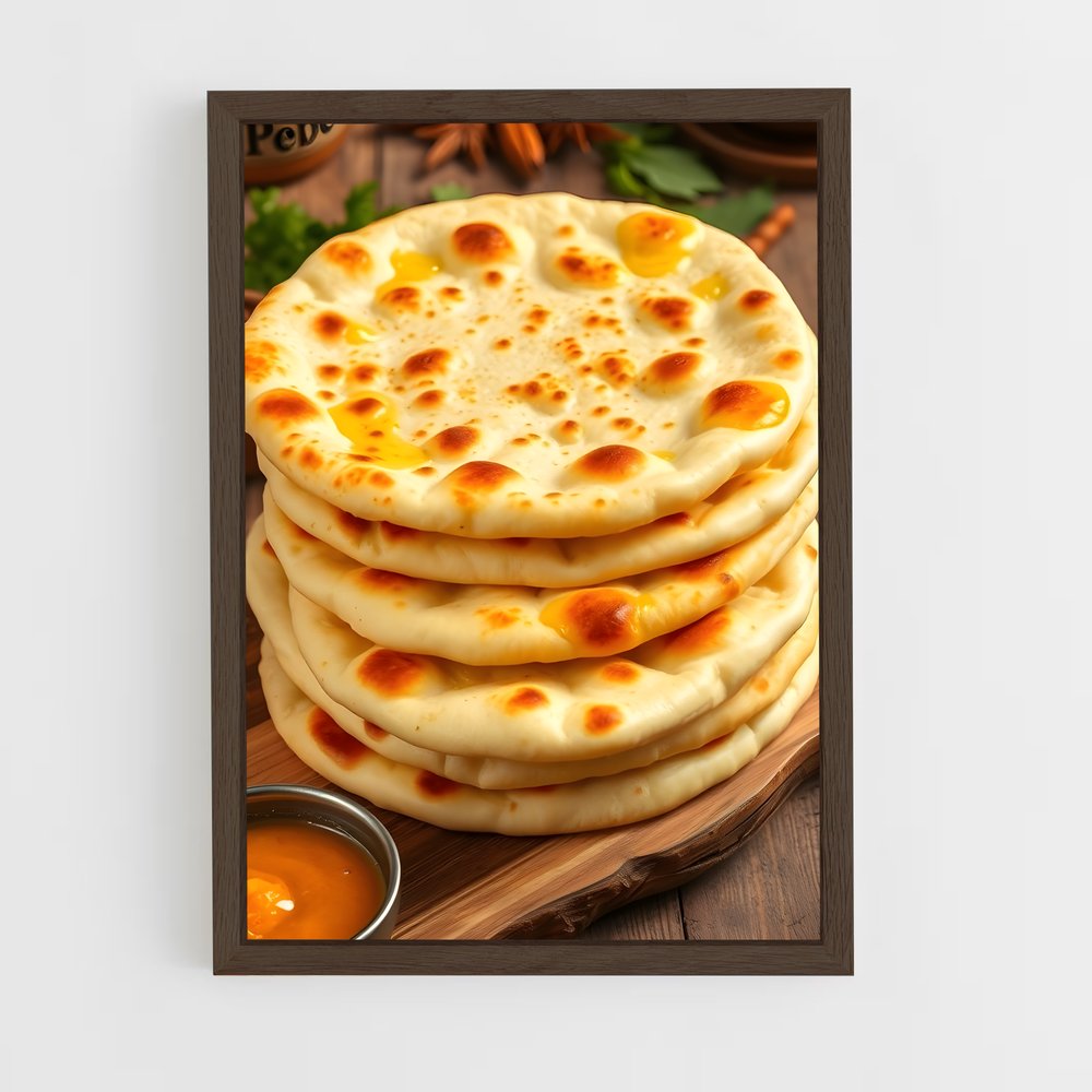 ap-naan bread-2 cadre Bois foncé