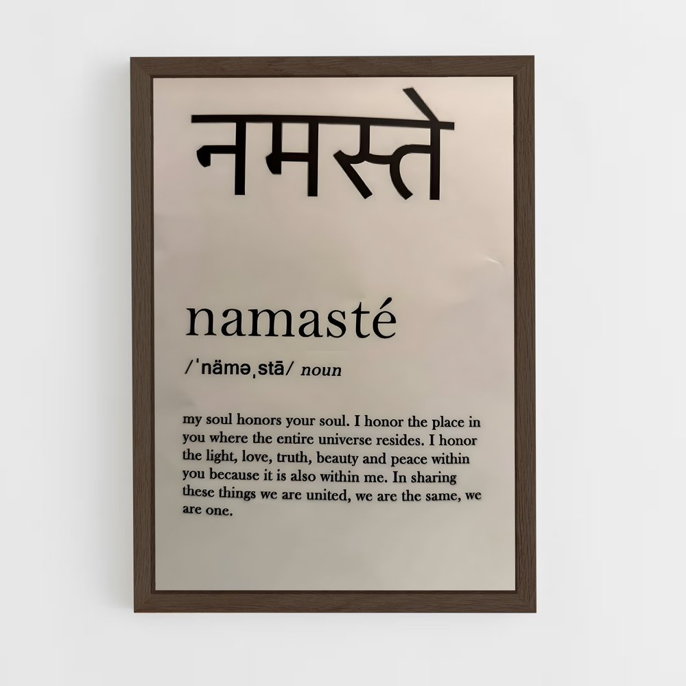 ap-namaste-3 cadre Bois foncé