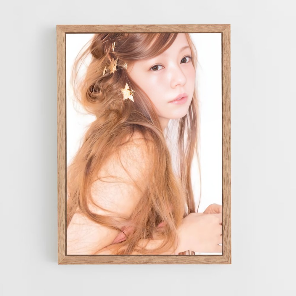ap-namie amuro-1 cadre Bois clair