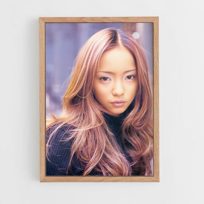 ap-namie amuro-2 cadre Bois clair