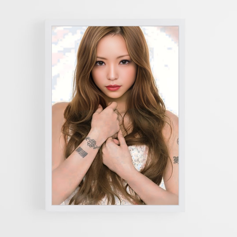 ap-namie amuro-3 cadre Blanc