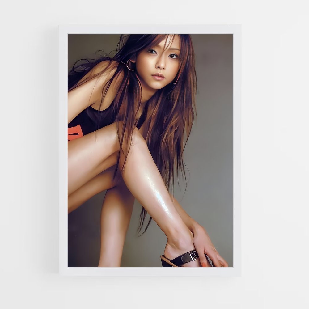 ap-namie amuro-4 cadre Blanc