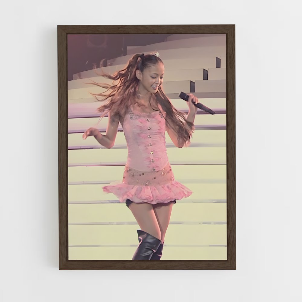 ap-namie amuro-5 cadre Bois foncé