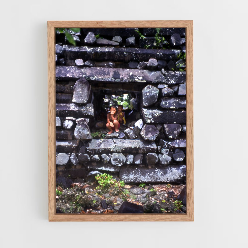 ap-nan madol-2 cadre Bois clair