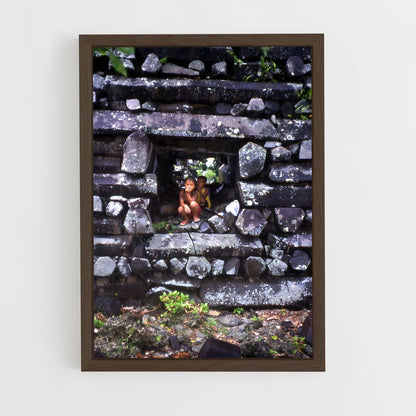 ap-nan madol-2 cadre Bois foncé