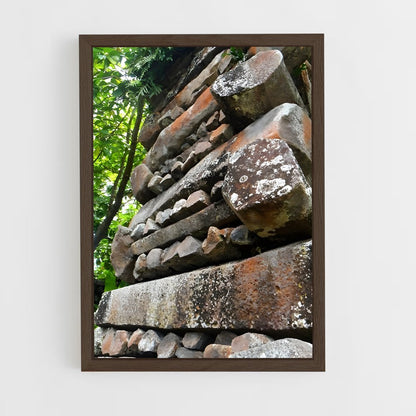 ap-nan madol-4 cadre Bois foncé