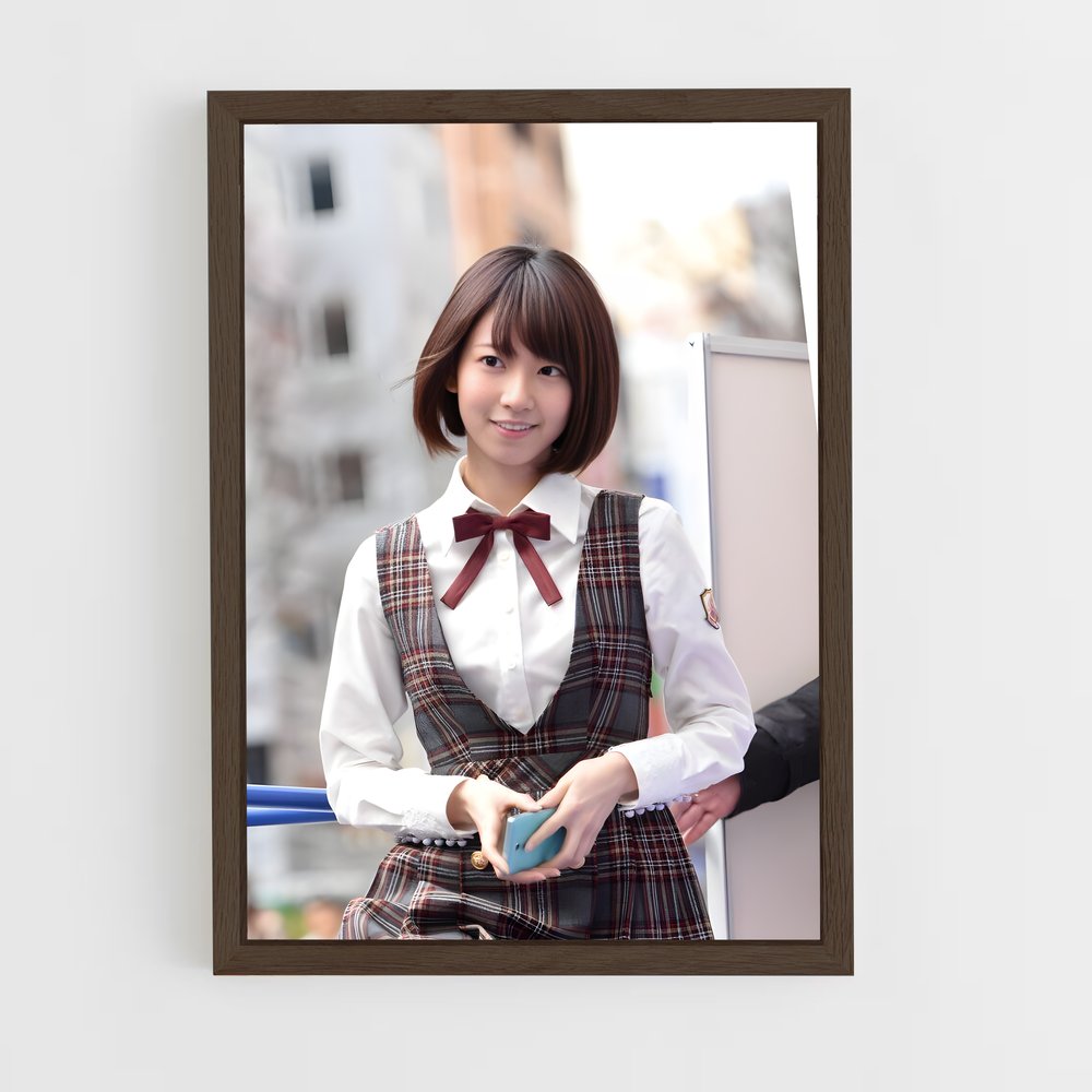 ap-nanami hashimoto-2 cadre Bois foncé