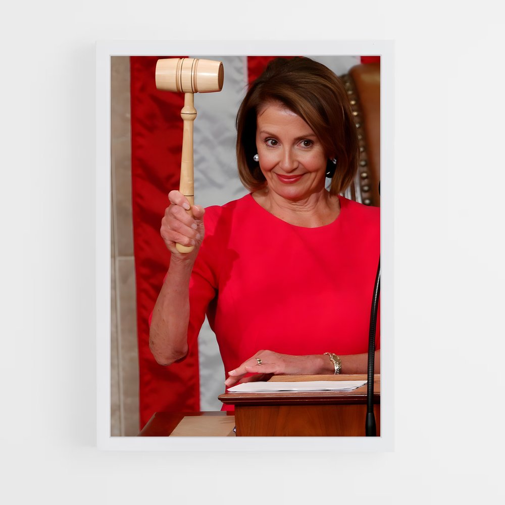 ap-nancy pelosi-1 cadre Blanc