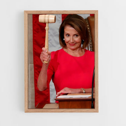 ap-nancy pelosi-1 cadre Bois clair