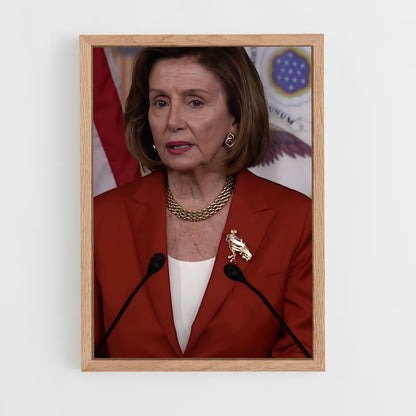 ap-nancy pelosi-3 cadre Bois clair