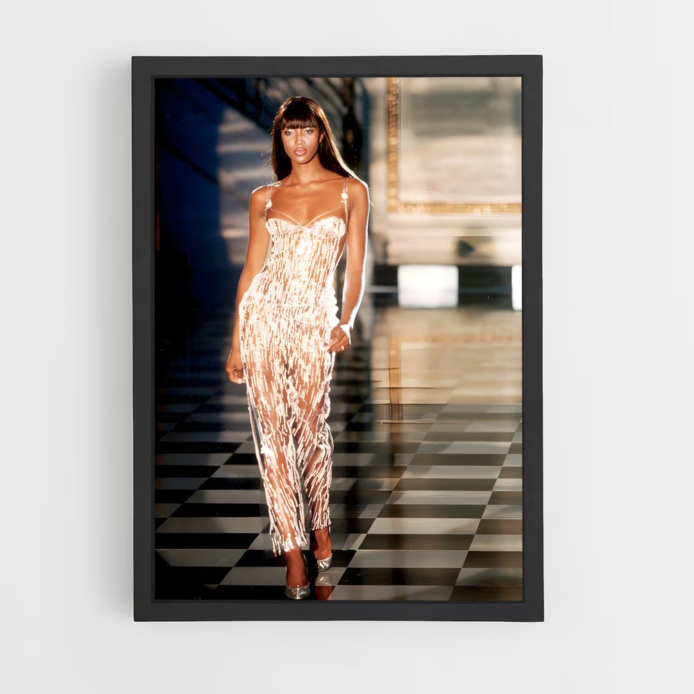 ap-naomi campbell-10 cadre Noir