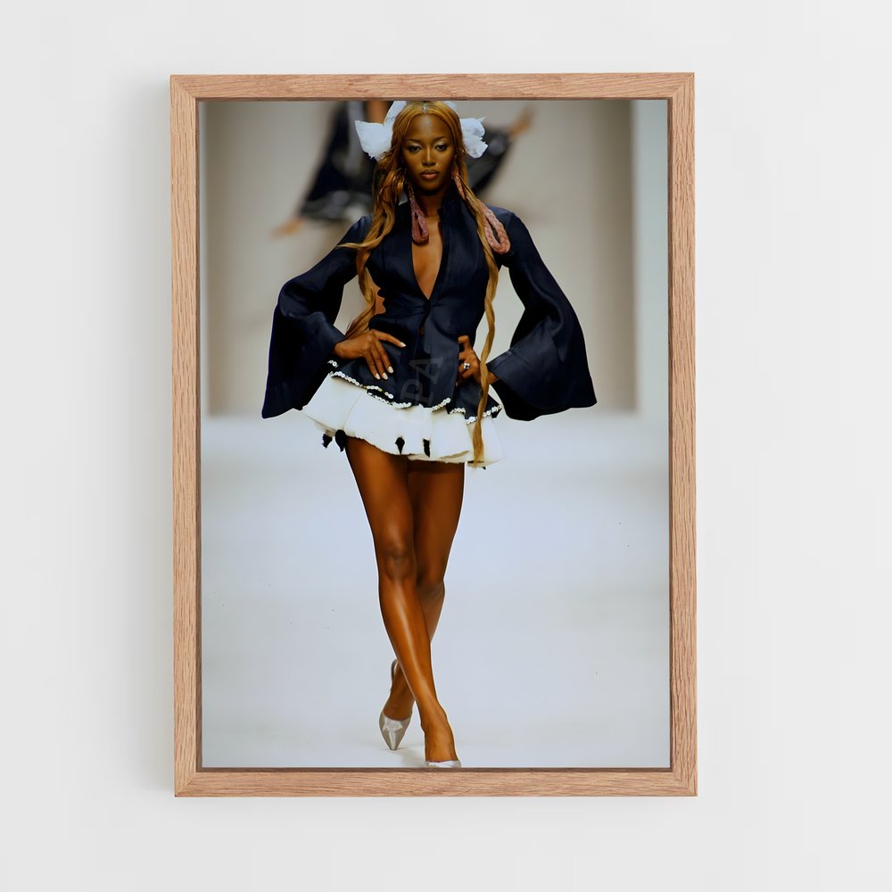 ap-naomi campbell-3 cadre Bois clair