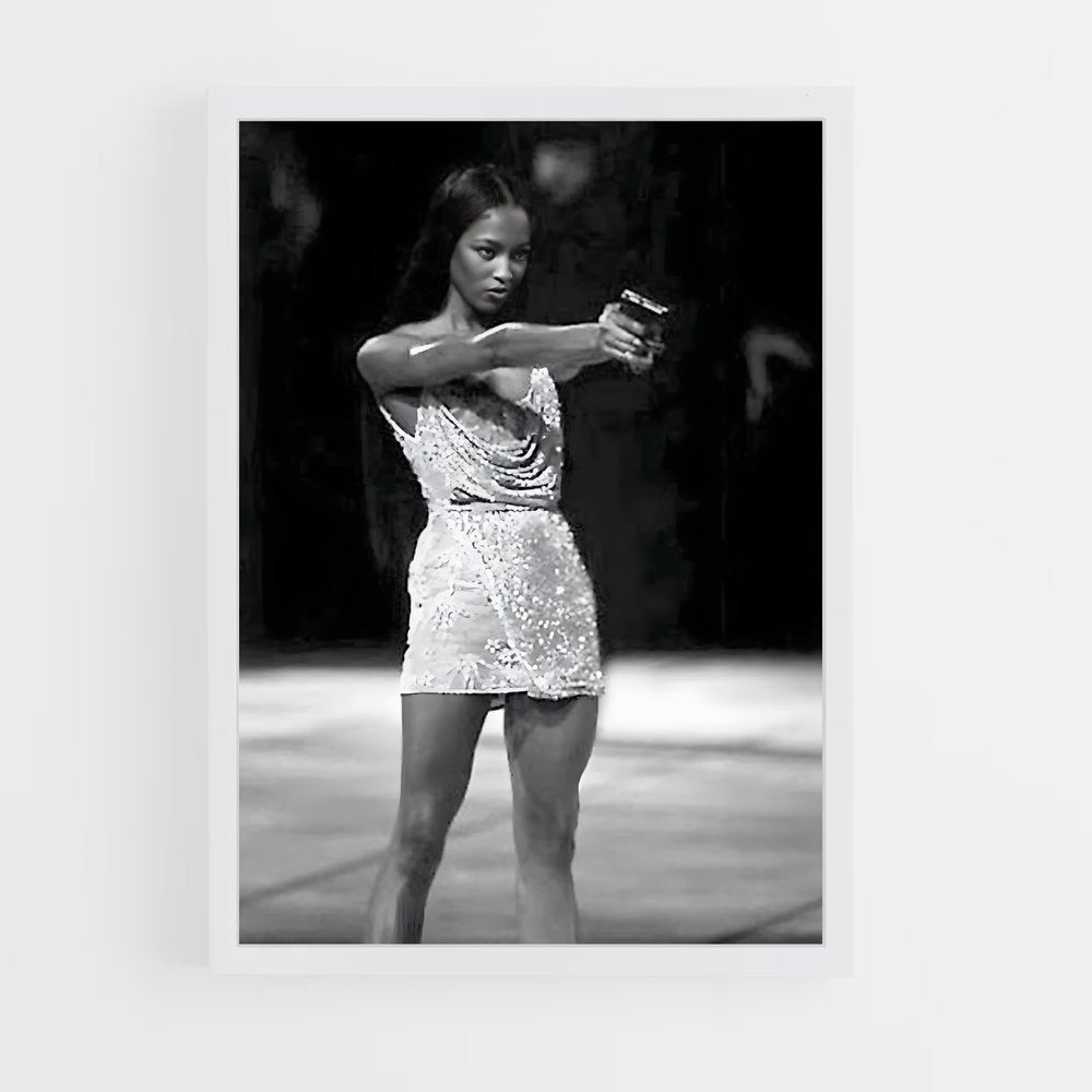 ap-naomi campbell-8 cadre Blanc