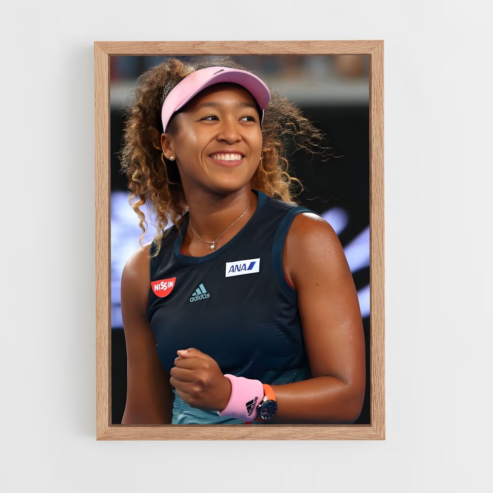 ap-naomi osaka-1 cadre Bois clair
