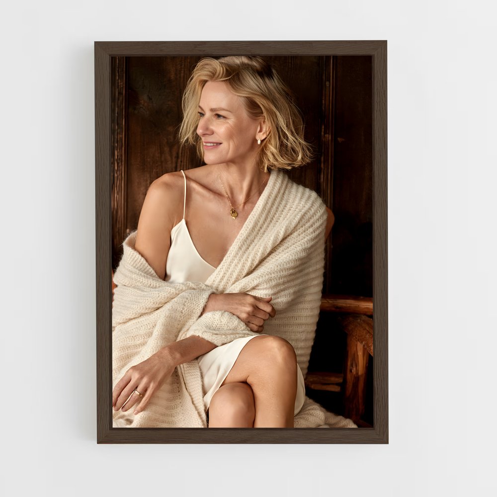 ap-naomi watts-2 cadre Bois foncé