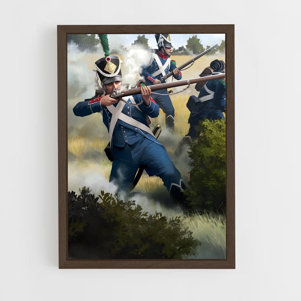 ap-napoleonic wars-5 cadre Bois foncé