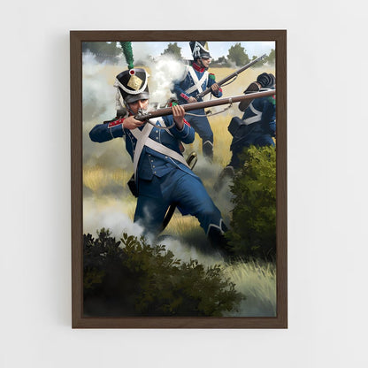 ap-napoleonic wars-5 cadre Bois foncé