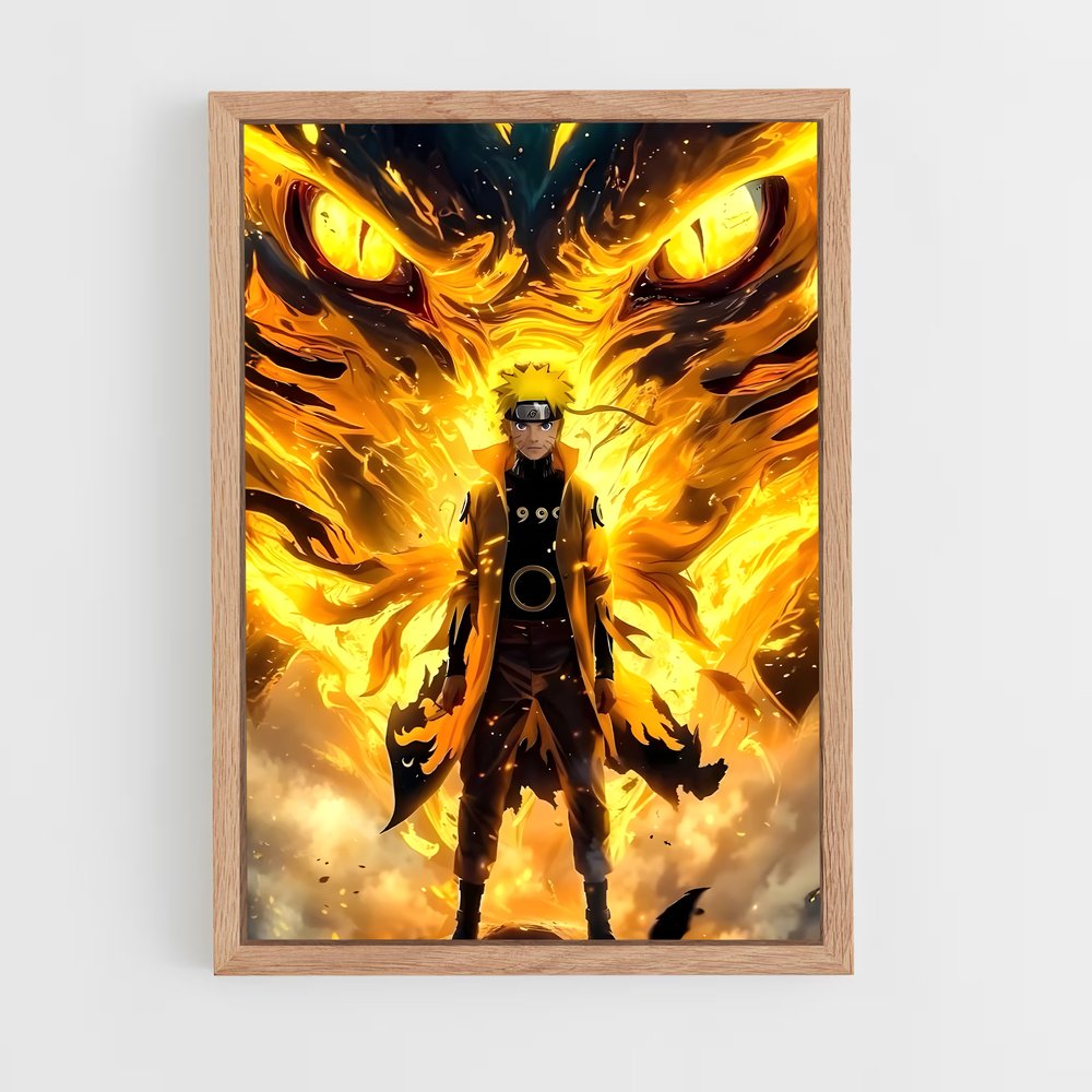 ap-naruto-7 cadre Bois clair