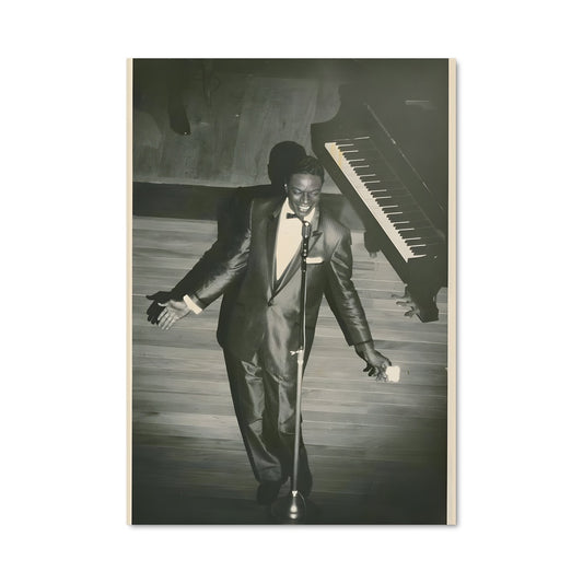 Poster Nat King Cole au Piano