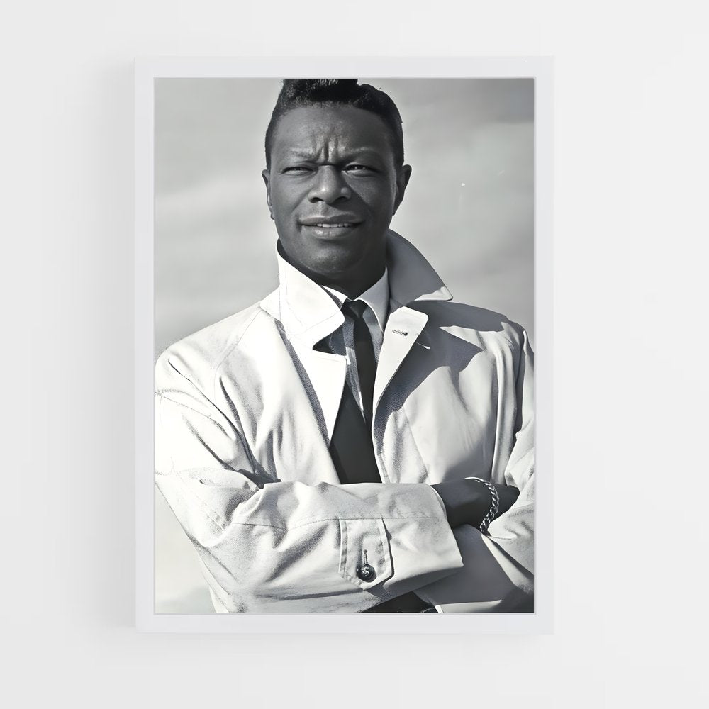ap-nat king cole-3 cadre Blanc