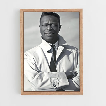 ap-nat king cole-3 cadre Bois clair