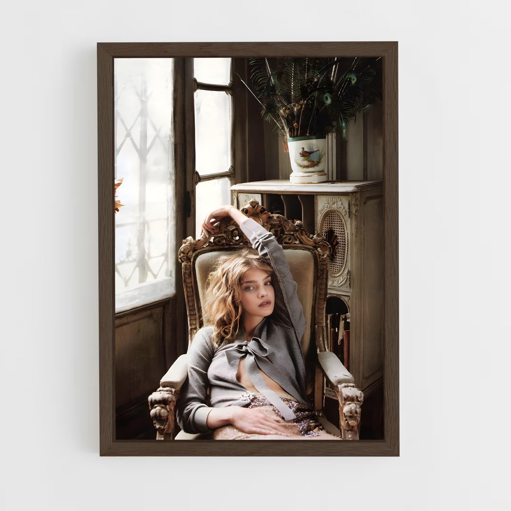 ap-natalia vodianova-7 cadre Bois foncé