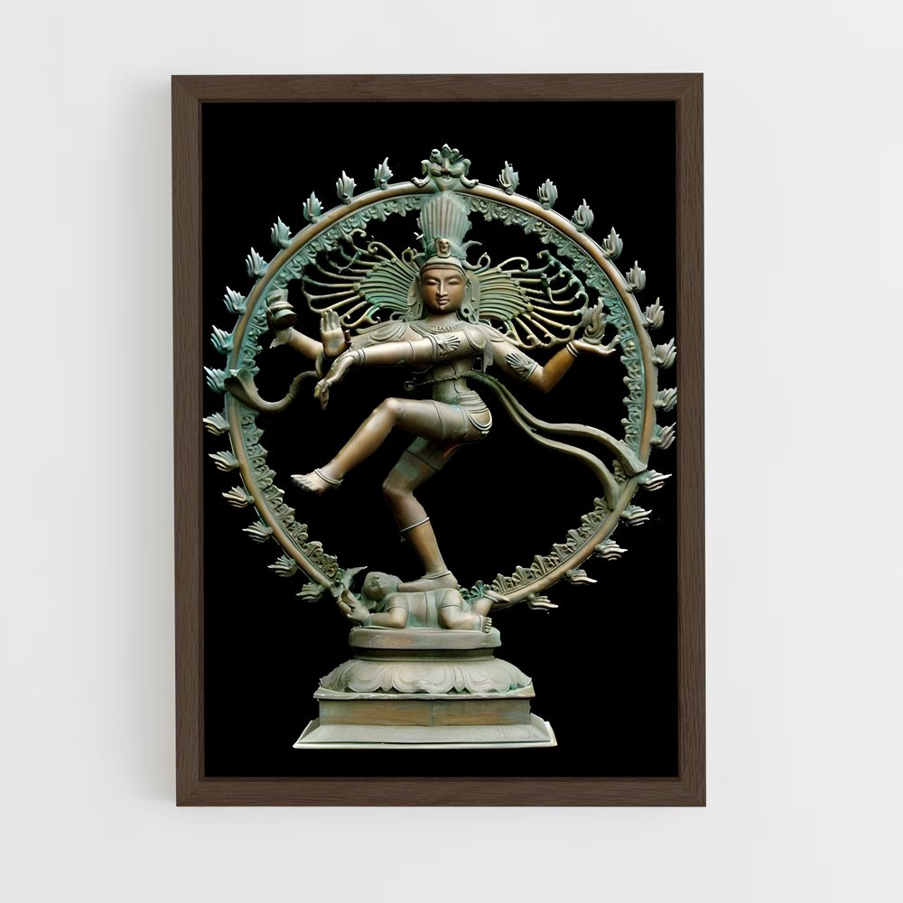 ap-nataraja-2 cadre Bois foncé
