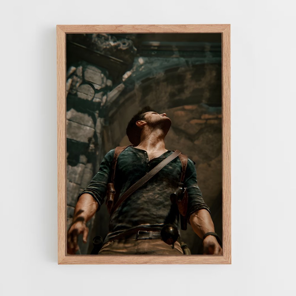 ap-nathan drake-4 cadre Bois clair
