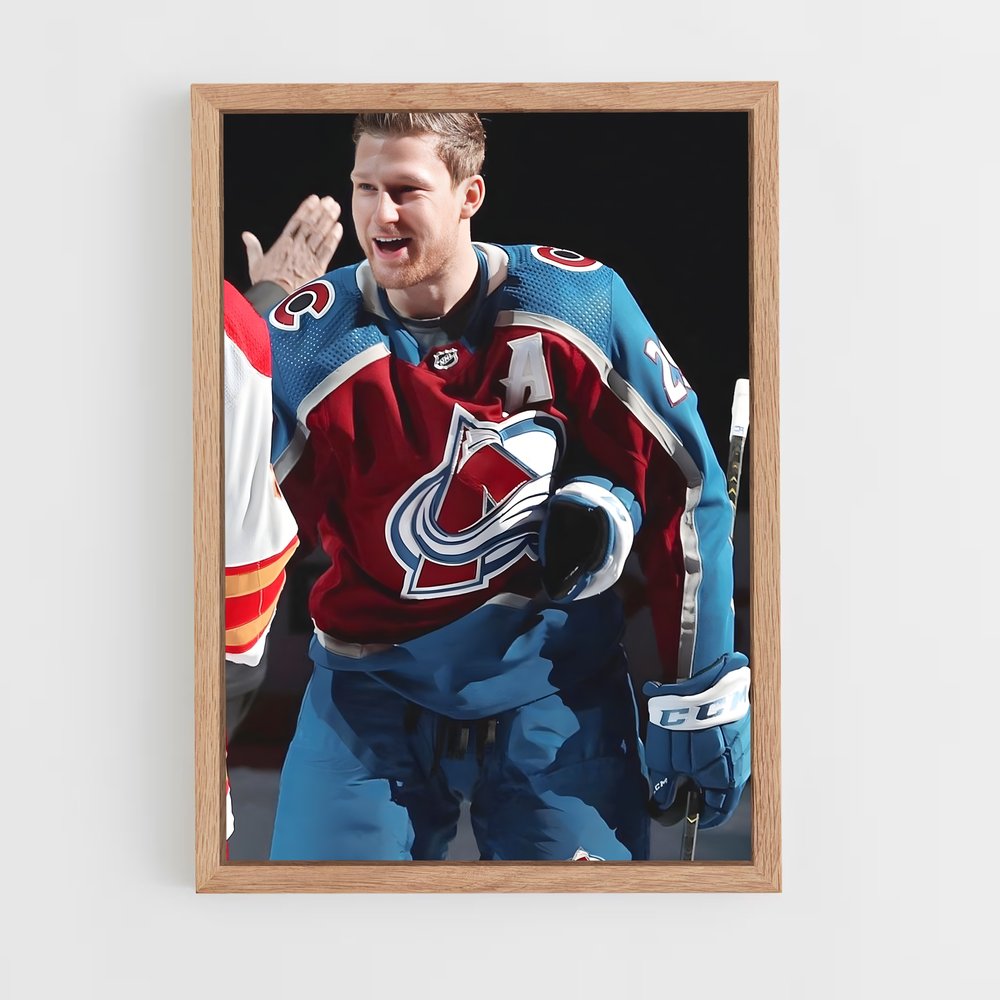 ap-nathan mackinnon-1 cadre Bois clair