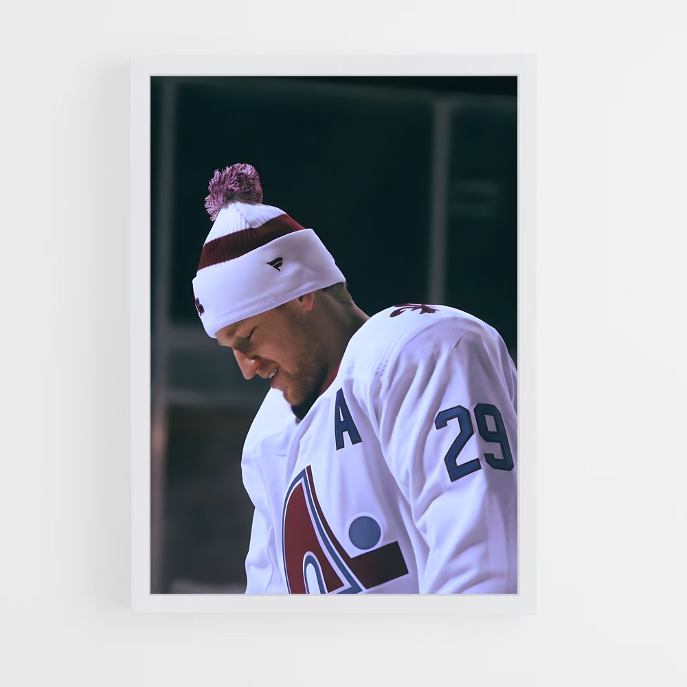 ap-nathan mackinnon-2 cadre Blanc