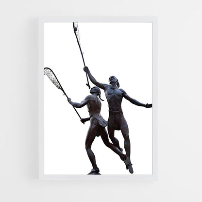 ap-native american lacrosse heritage-3 cadre Blanc