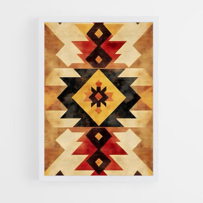 ap-native american patterns-1 cadre Blanc