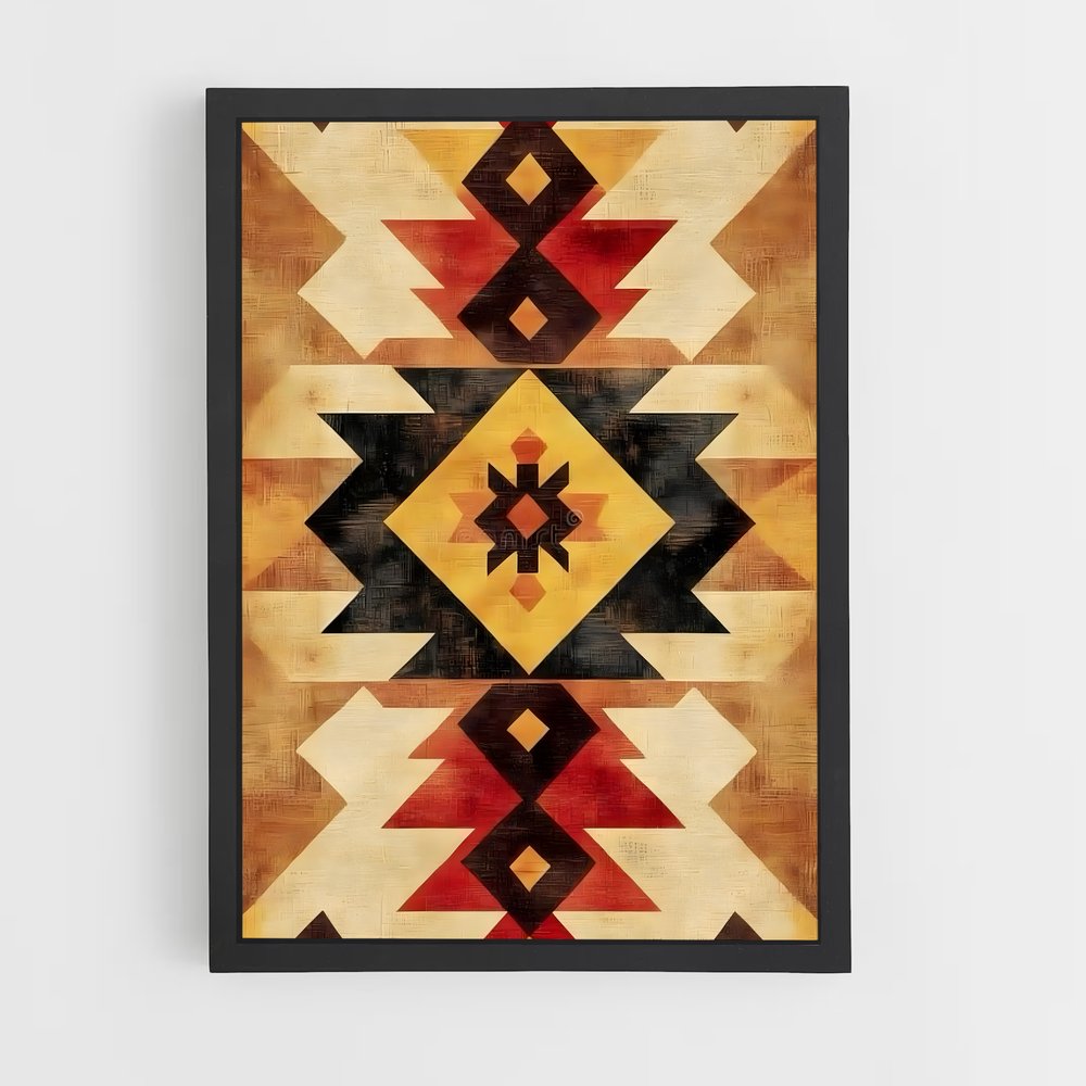 ap-native american patterns-1 cadre Noir