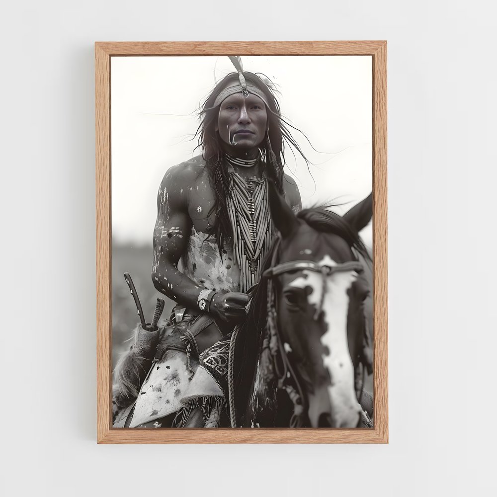 ap-native americans-10 cadre Bois clair