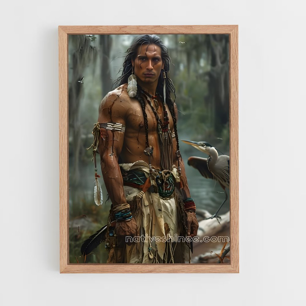 ap-native americans-7 cadre Bois clair