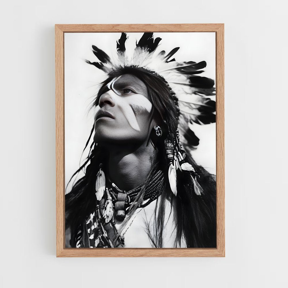ap-native americans-8 cadre Bois clair