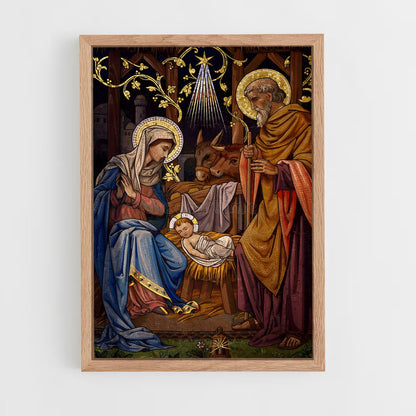 ap-nativity-1 cadre Bois clair