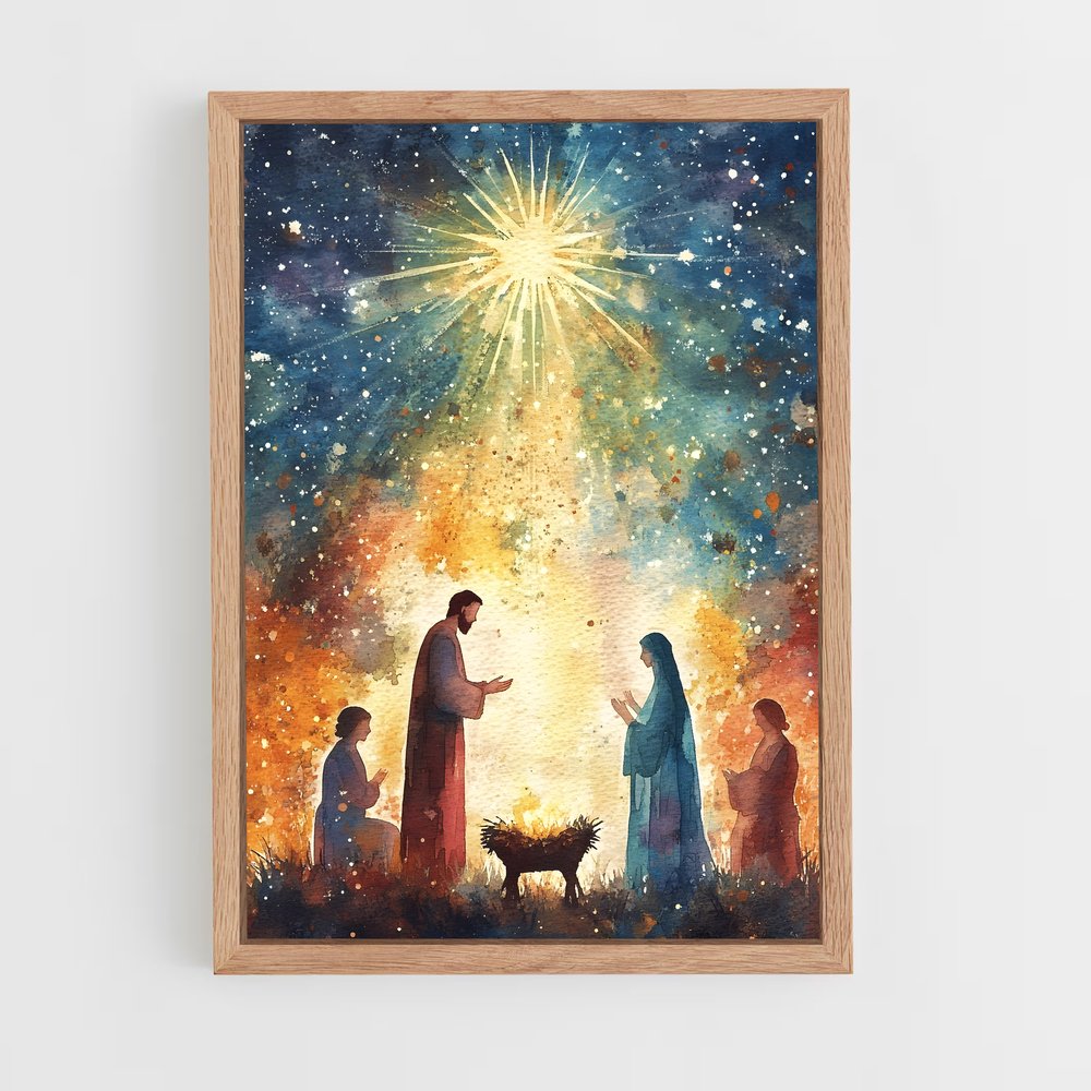 ap-nativity-3 cadre Bois clair
