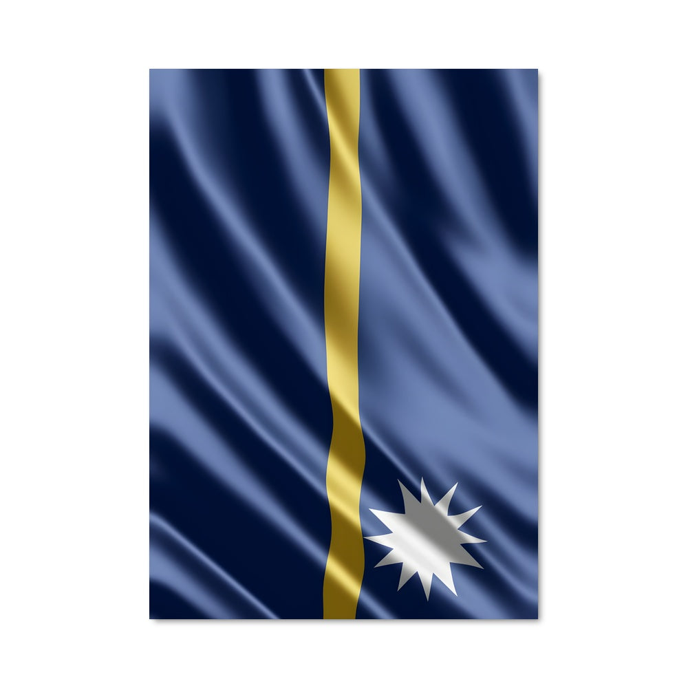 Poster Drapeau de Nauru
