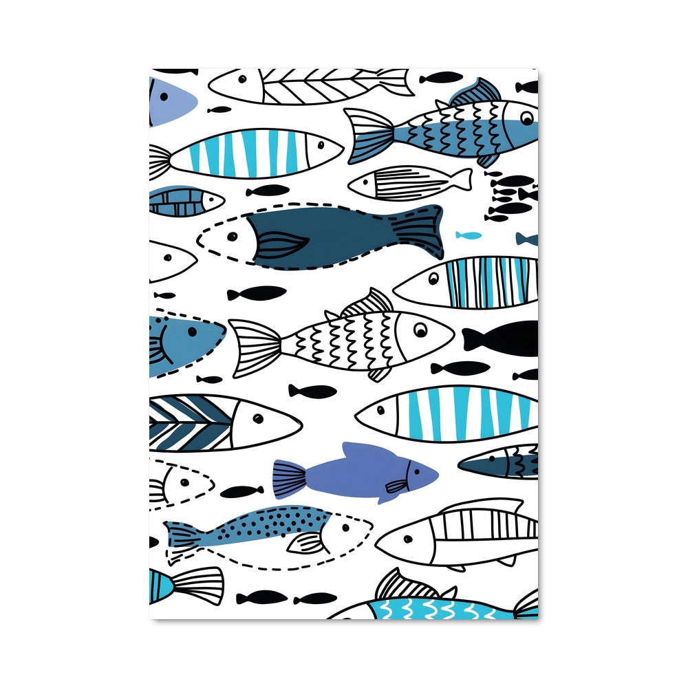 Poster Poissons Marins