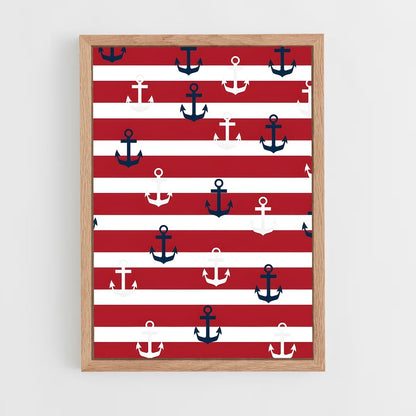 ap-nautical patterns-1 cadre Bois clair