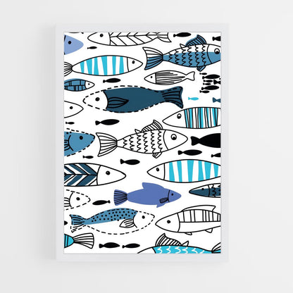 ap-nautical patterns-3 cadre Blanc